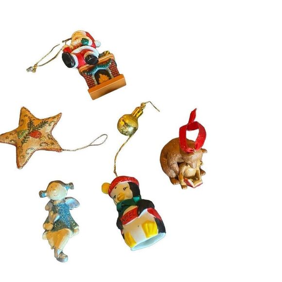 Christmas ornament tree decoration small lot grab bag kitchen sink junk drawer - Picture 1 of 4